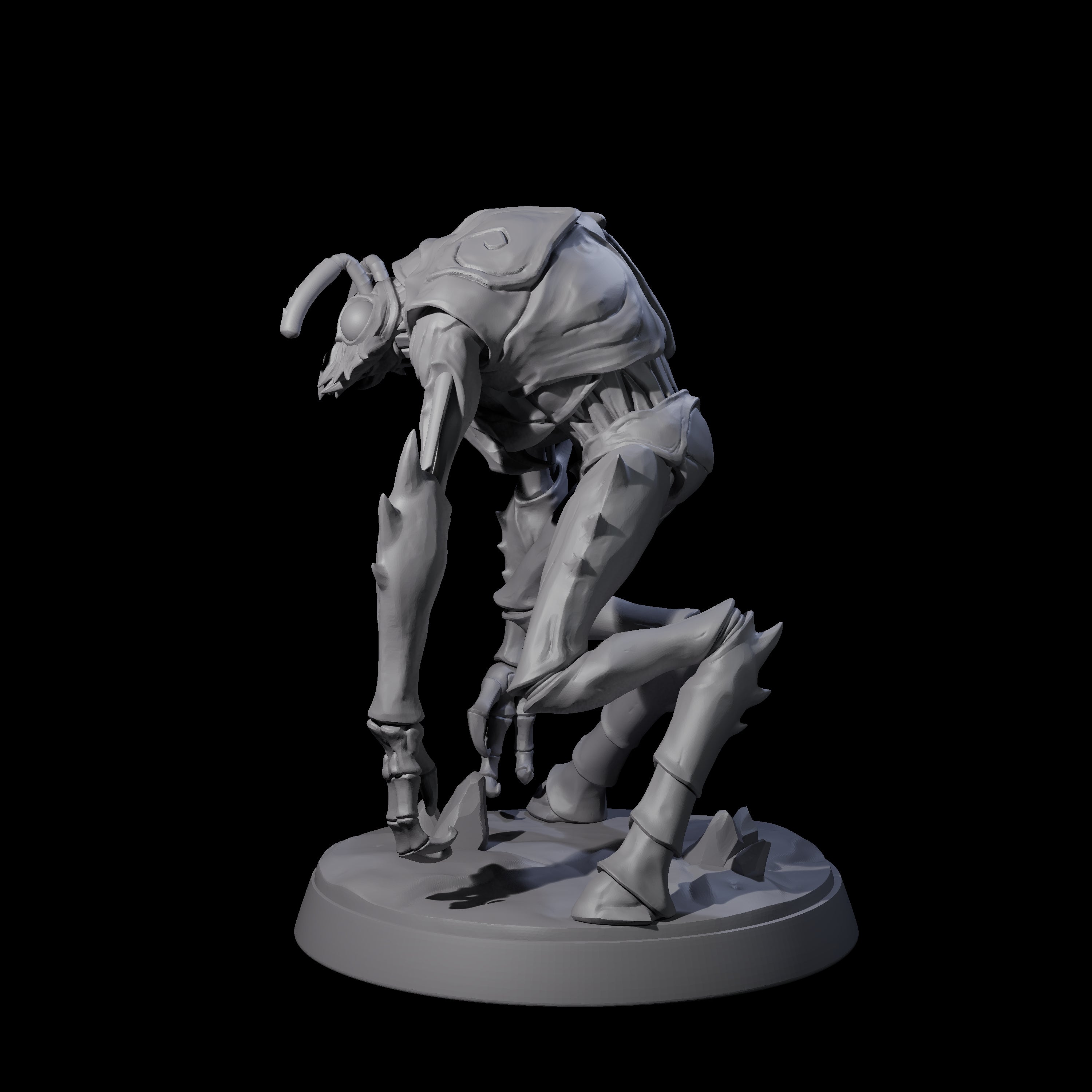 Droning Thri-kreen Thrall A Miniature for Dungeons and Dragons, Pathfinder or other TTRPGs