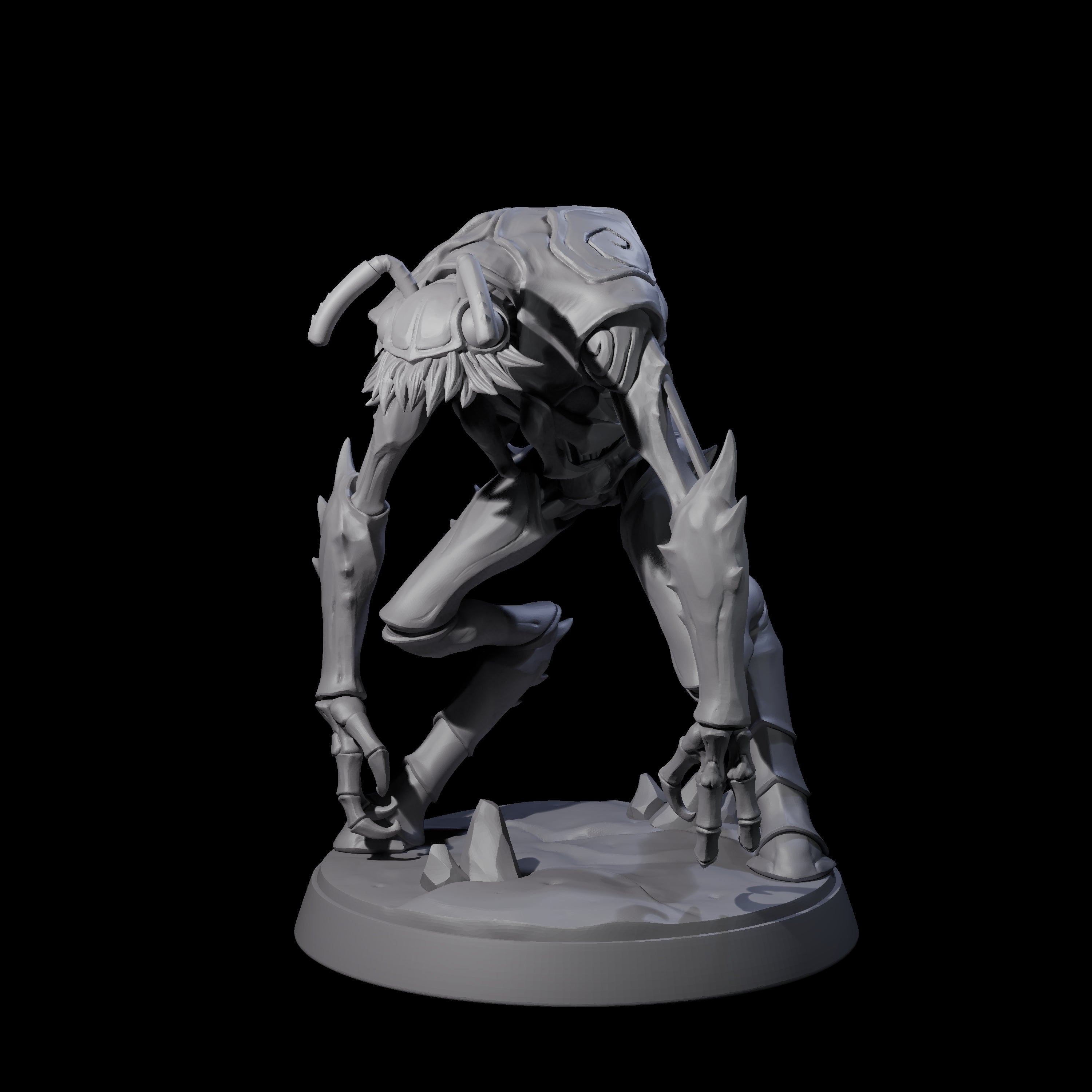 Droning Thri-kreen Thrall A Miniature for Dungeons and Dragons, Pathfinder or other TTRPGs
