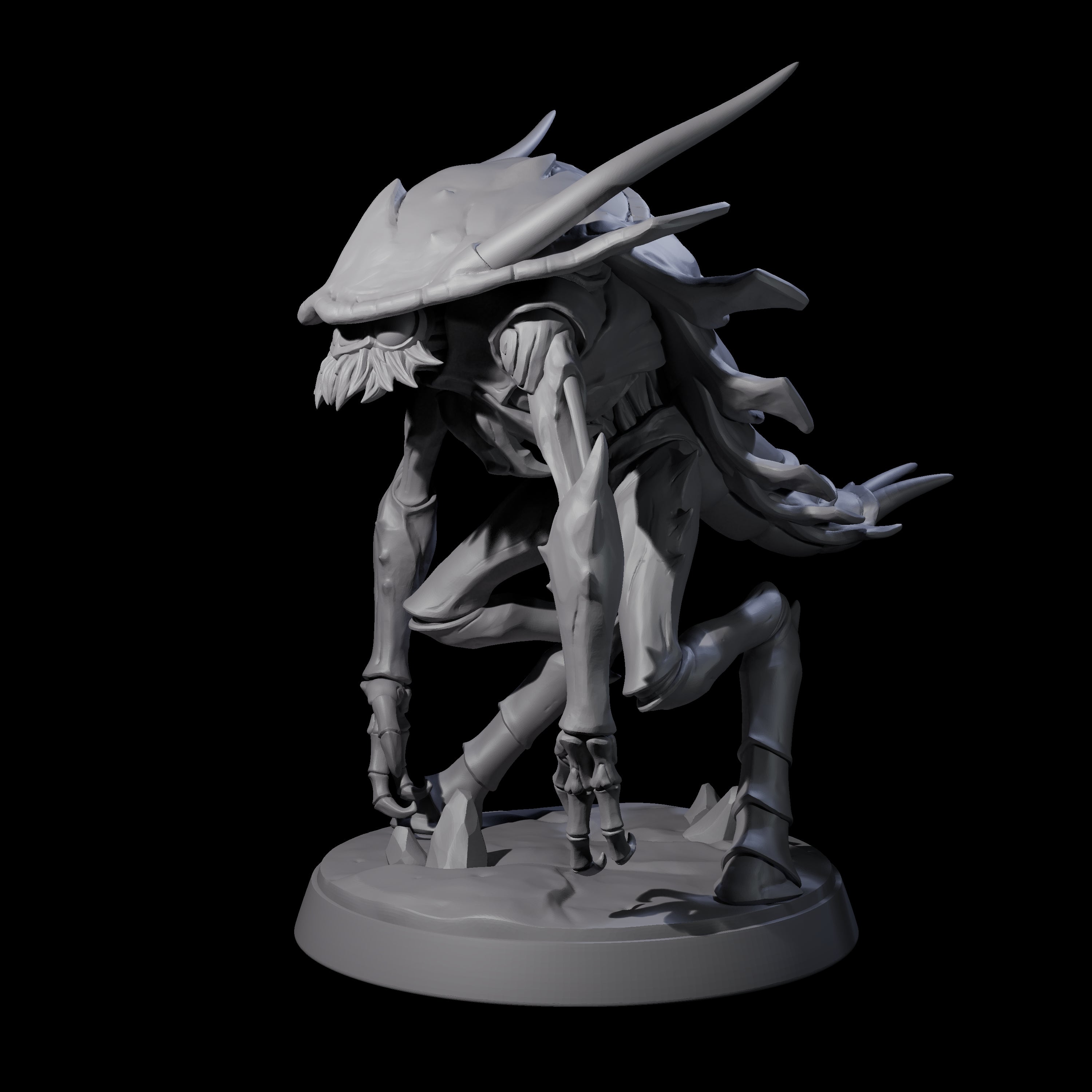 Droning Thri-kreen Thrall A Miniature for Dungeons and Dragons, Pathfinder or other TTRPGs