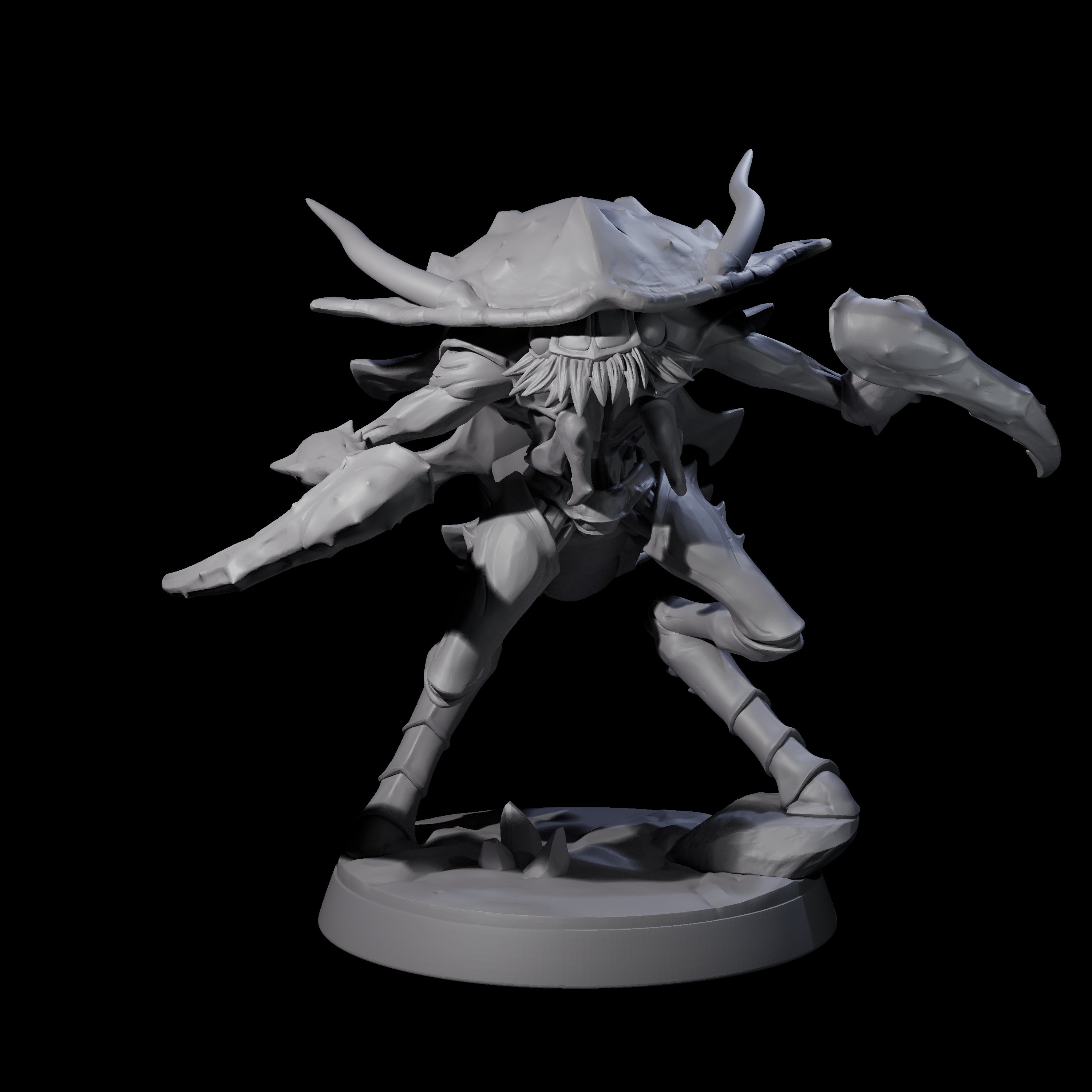 Droning Thri-kreen Thrall B Miniature for Dungeons and Dragons, Pathfinder or other TTRPGs