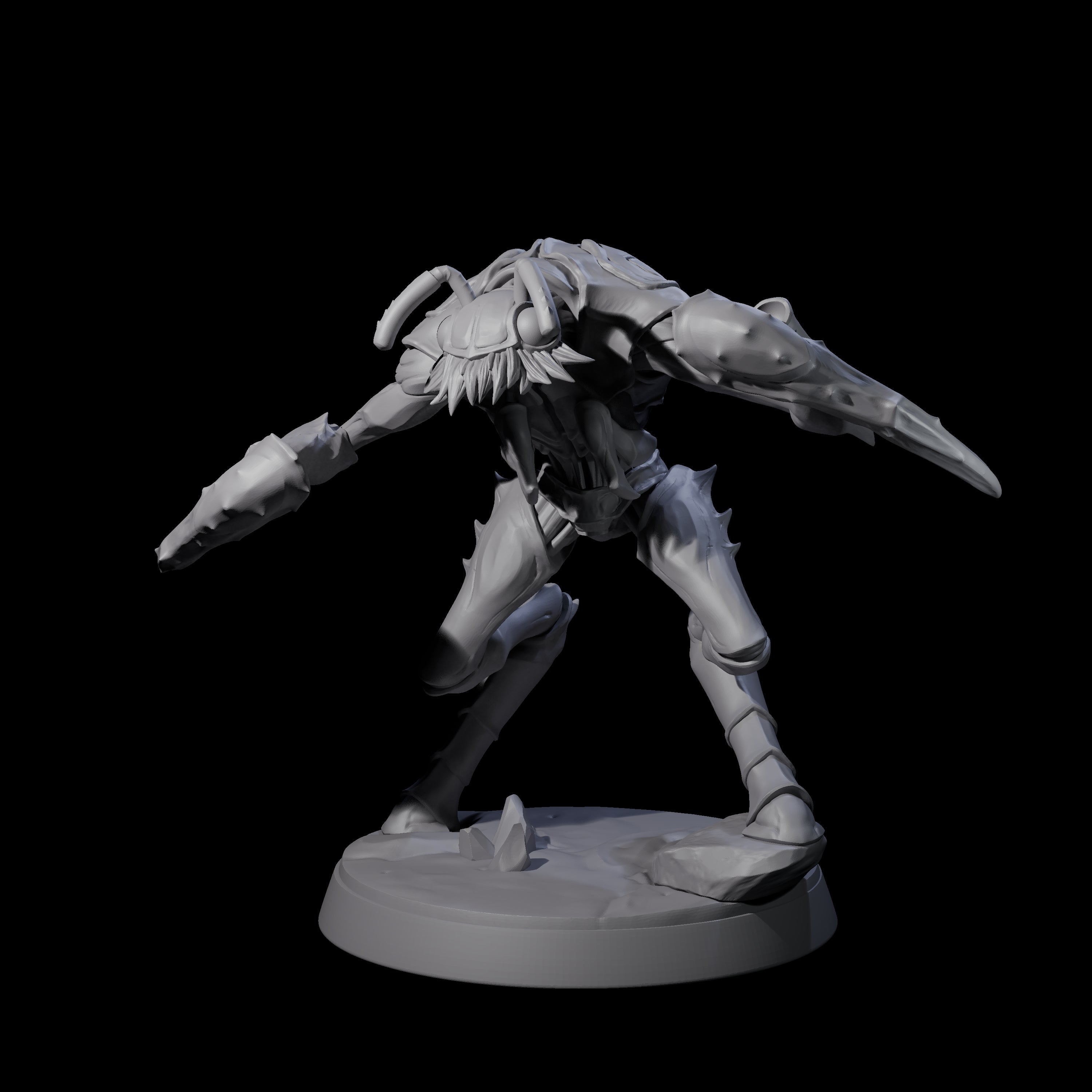 Droning Thri-kreen Thrall B Miniature for Dungeons and Dragons, Pathfinder or other TTRPGs