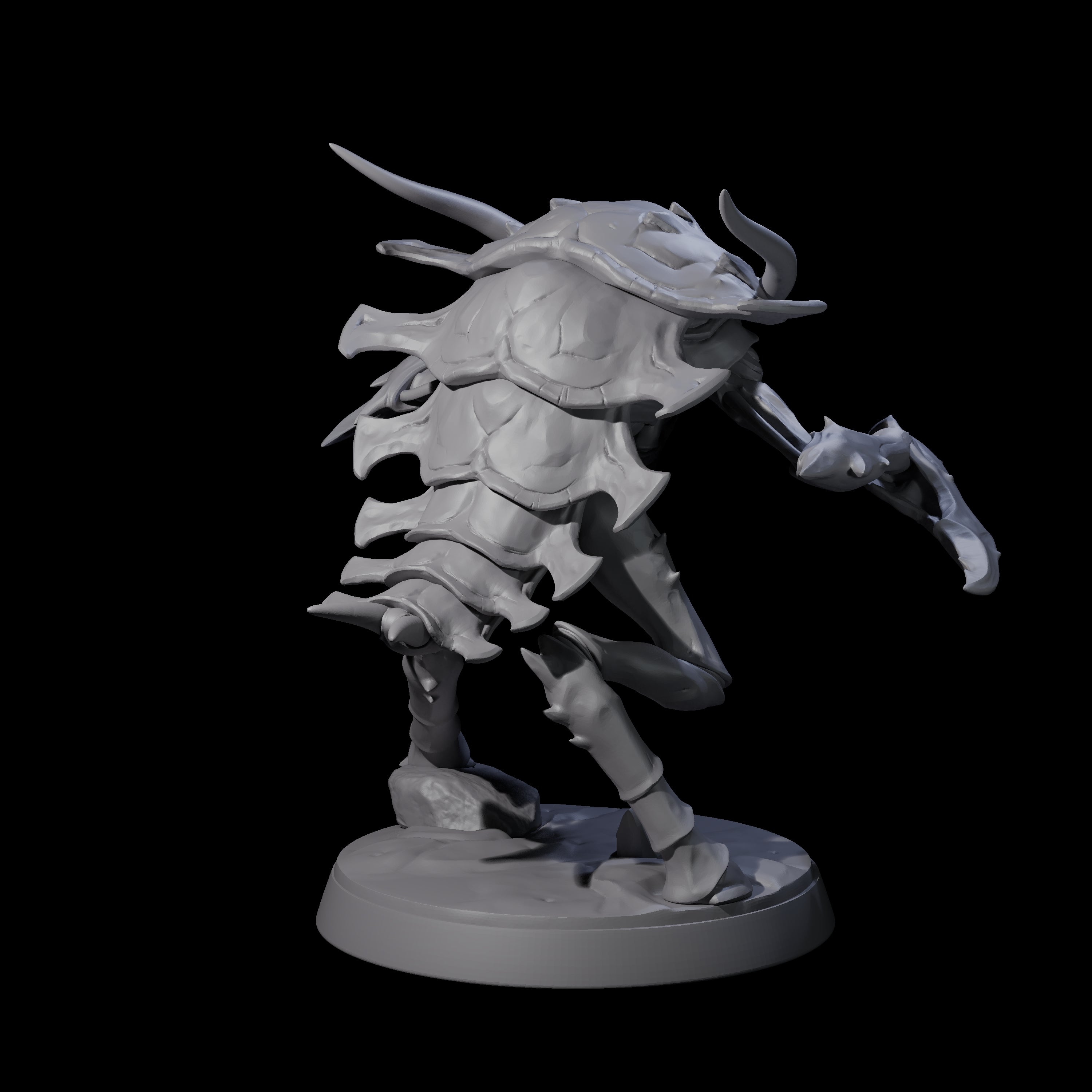 Droning Thri-kreen Thrall B Miniature for Dungeons and Dragons, Pathfinder or other TTRPGs