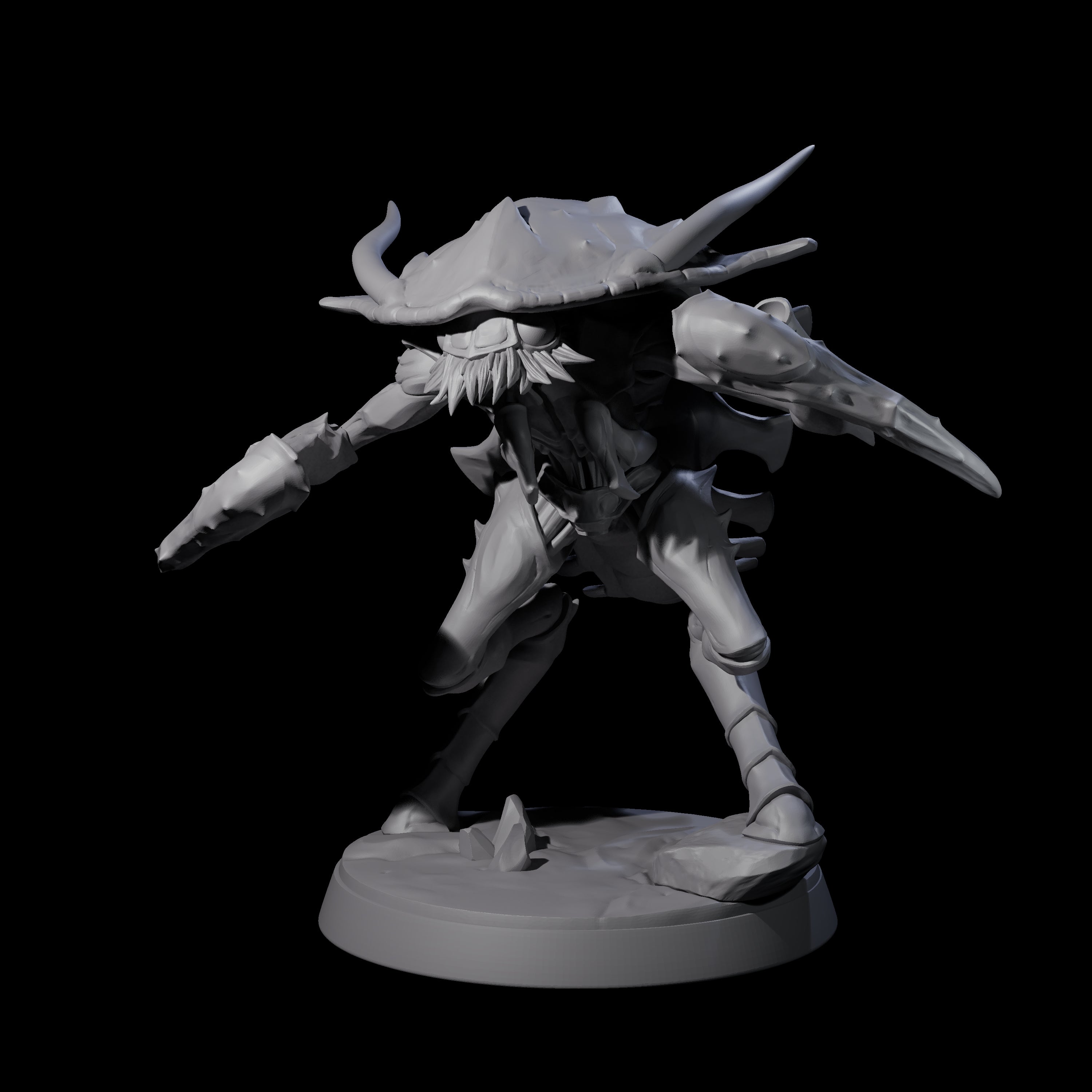 Droning Thri-kreen Thrall B Miniature for Dungeons and Dragons, Pathfinder or other TTRPGs