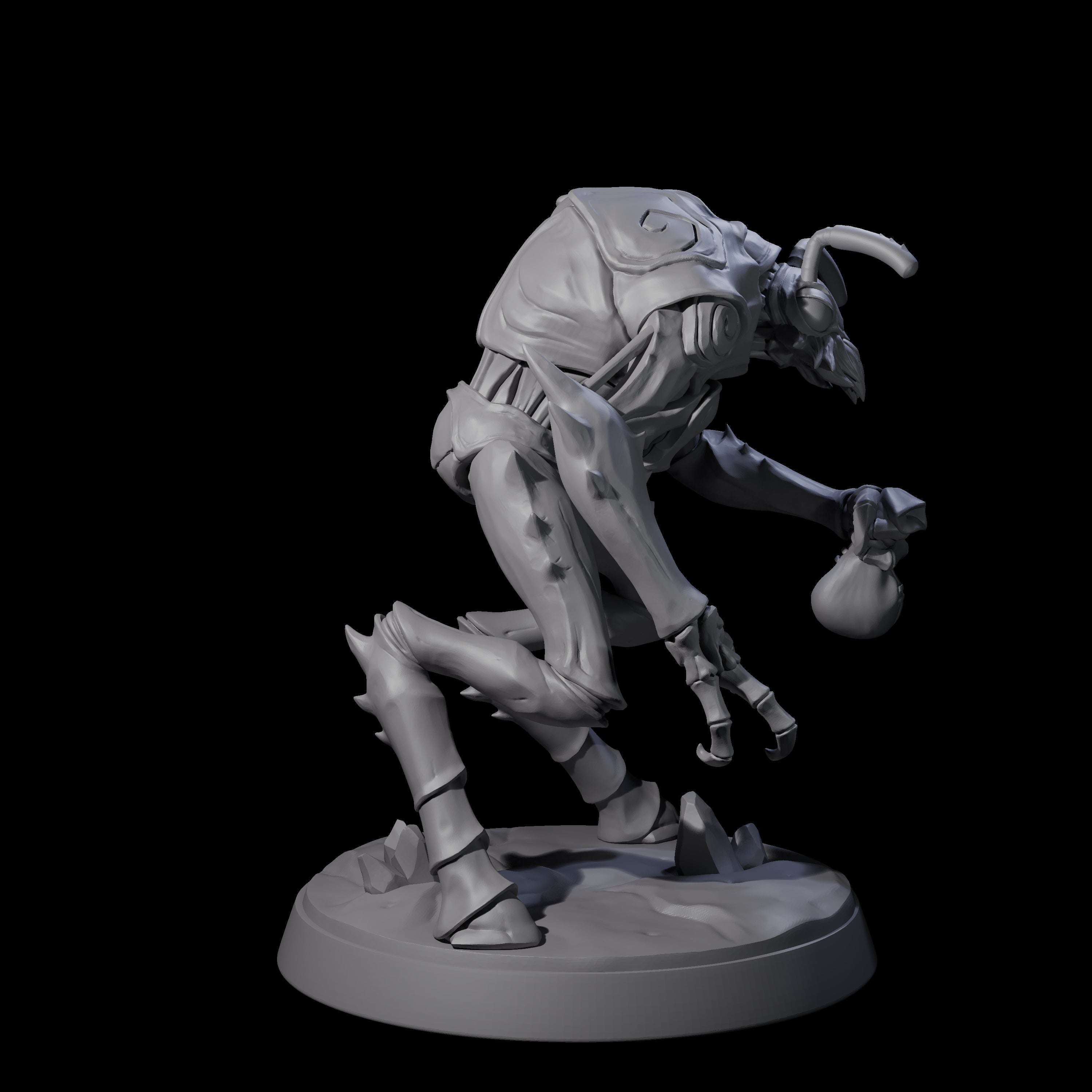 Droning Thri-kreen Thrall C Miniature for Dungeons and Dragons, Pathfinder or other TTRPGs