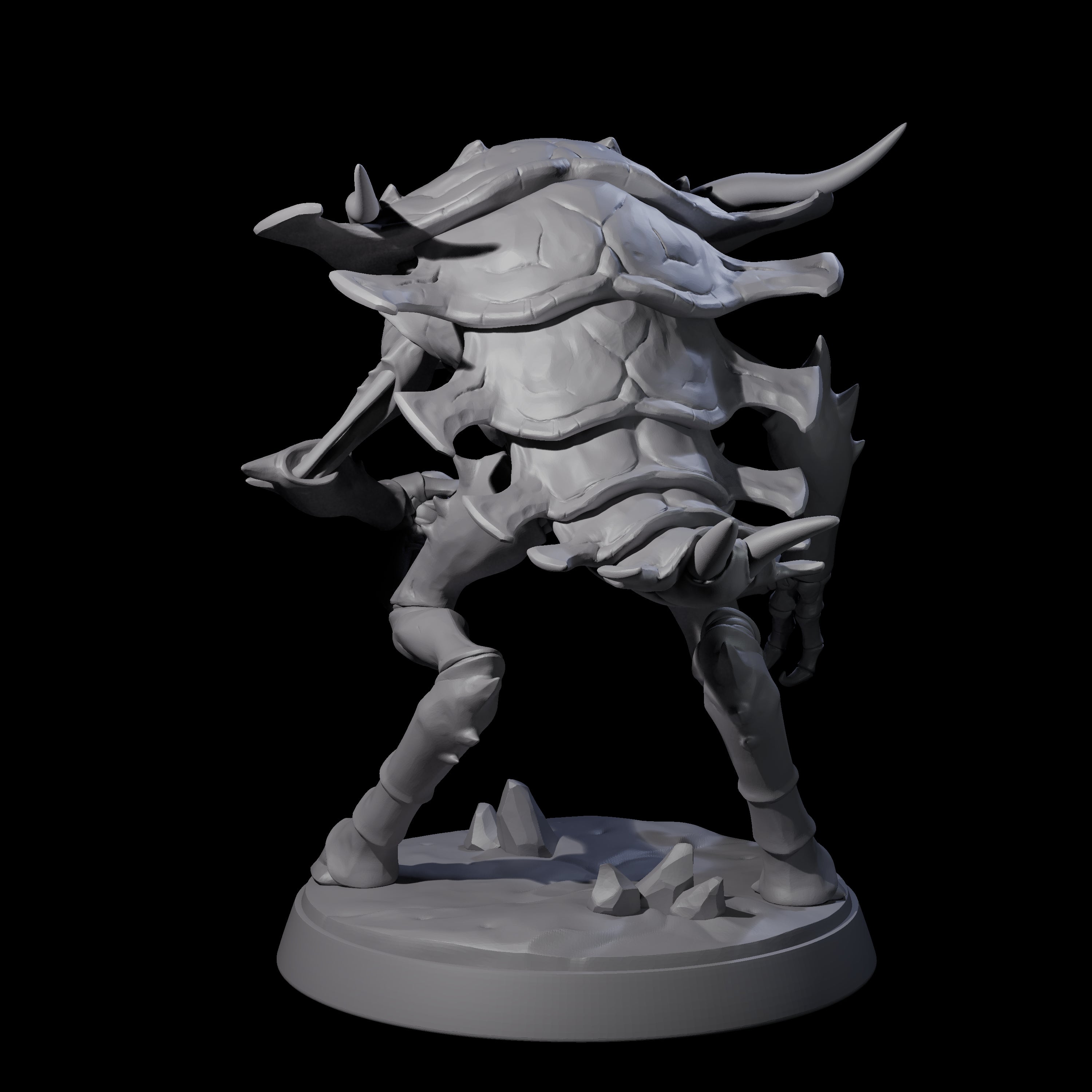 Droning Thri-kreen Thrall C Miniature for Dungeons and Dragons, Pathfinder or other TTRPGs