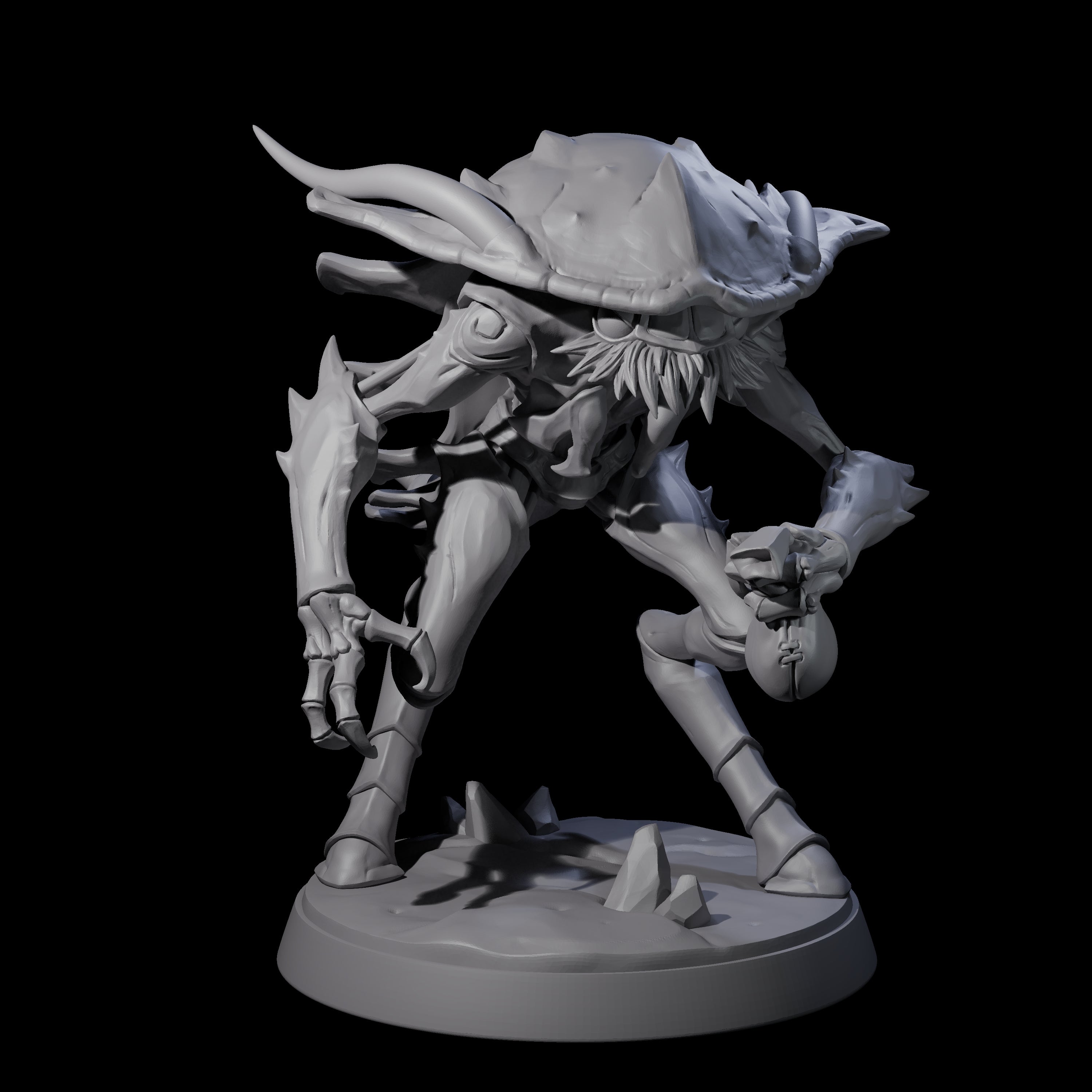 Droning Thri-kreen Thrall C Miniature for Dungeons and Dragons, Pathfinder or other TTRPGs