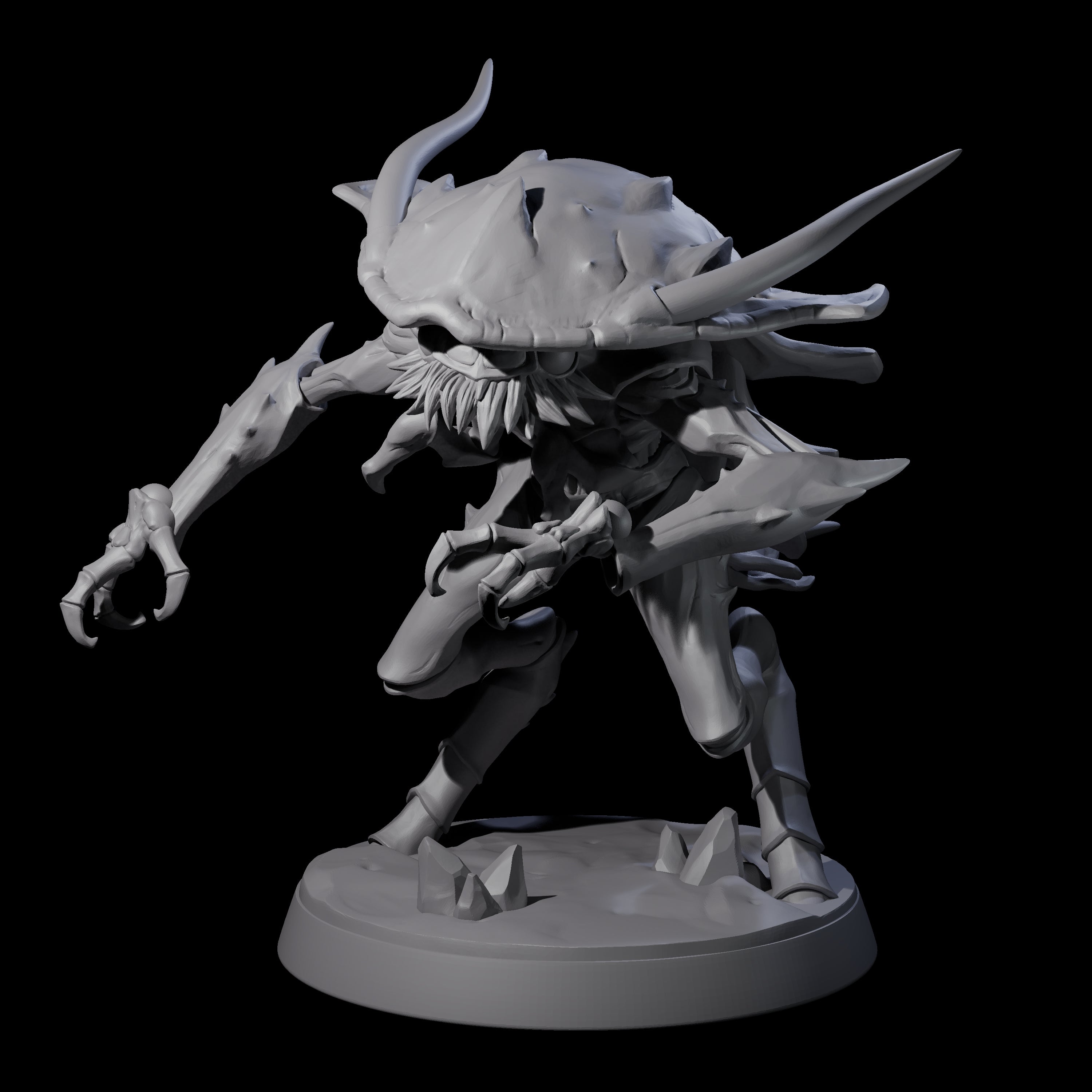 Droning Thri-kreen Thrall D Miniature for Dungeons and Dragons, Pathfinder or other TTRPGs