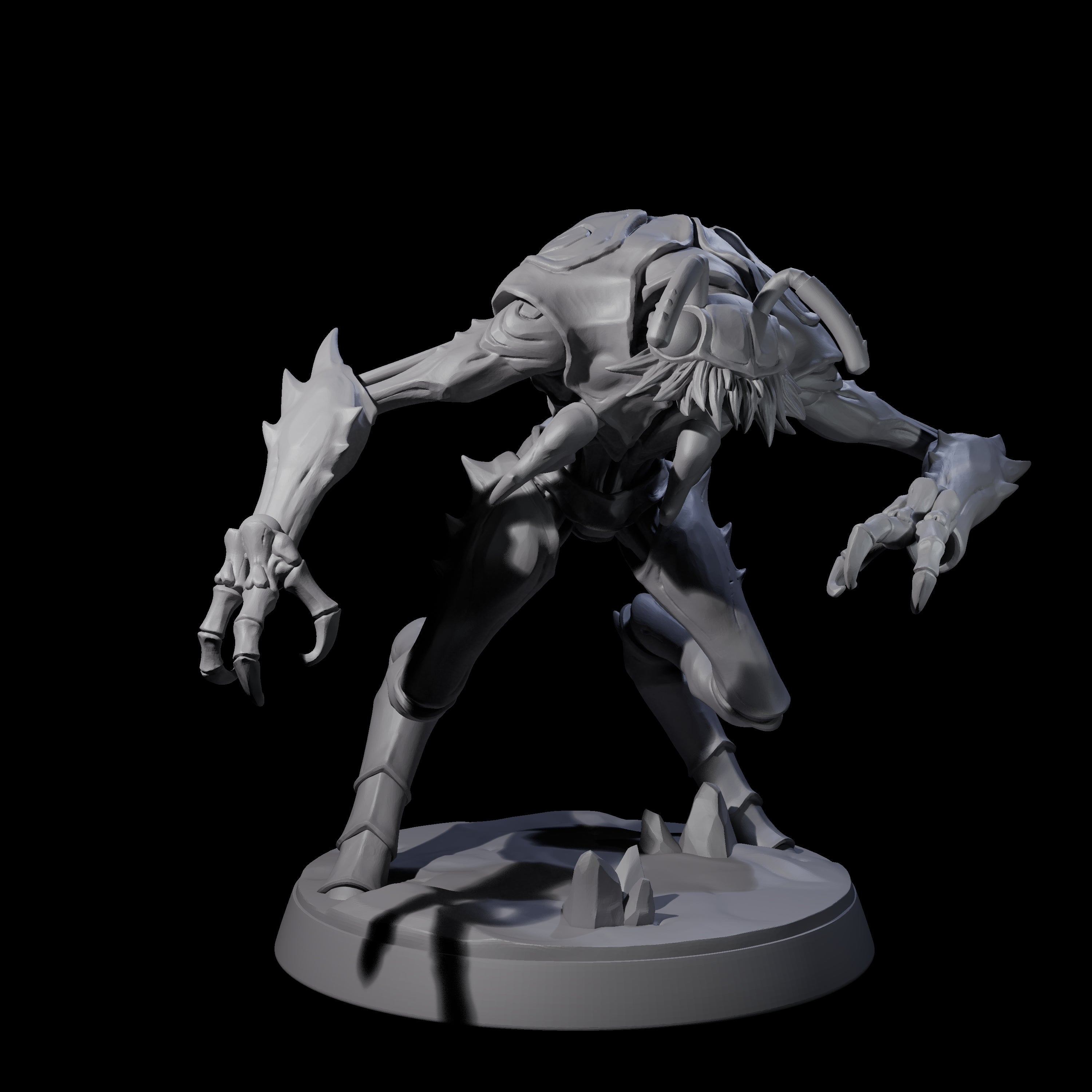 Droning Thri-kreen Thrall D Miniature for Dungeons and Dragons, Pathfinder or other TTRPGs