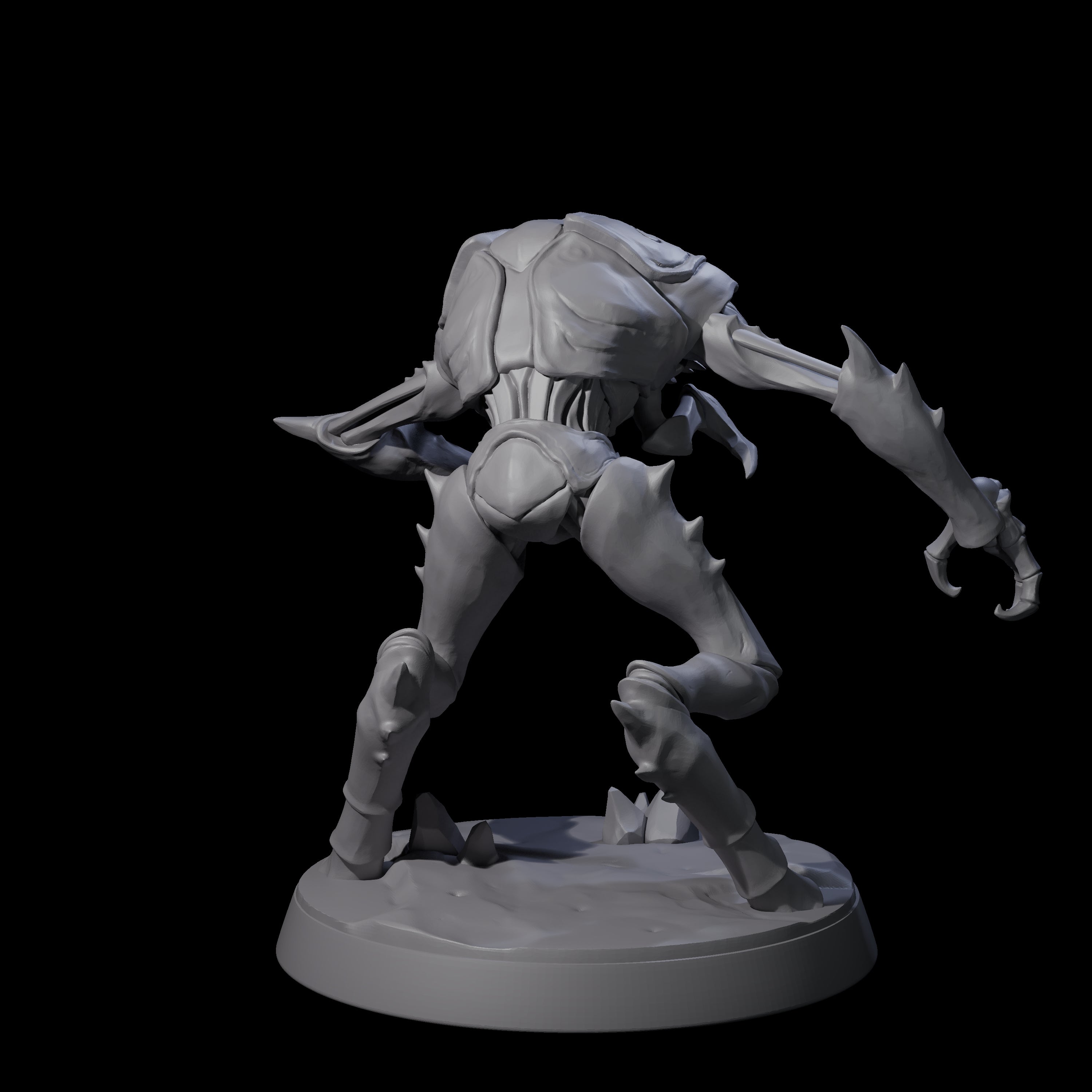 Droning Thri-kreen Thrall D Miniature for Dungeons and Dragons, Pathfinder or other TTRPGs