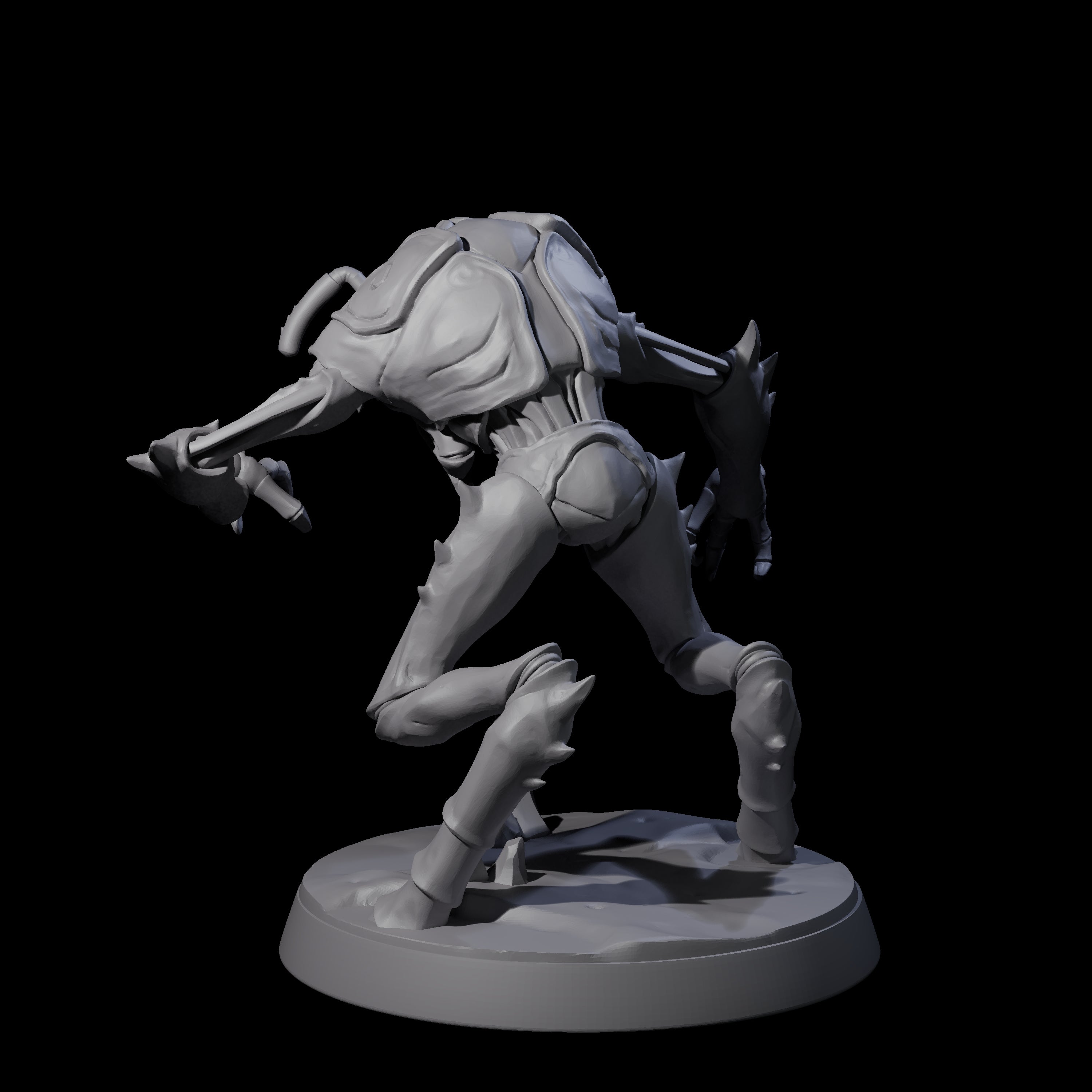 Droning Thri-kreen Thrall D Miniature for Dungeons and Dragons, Pathfinder or other TTRPGs