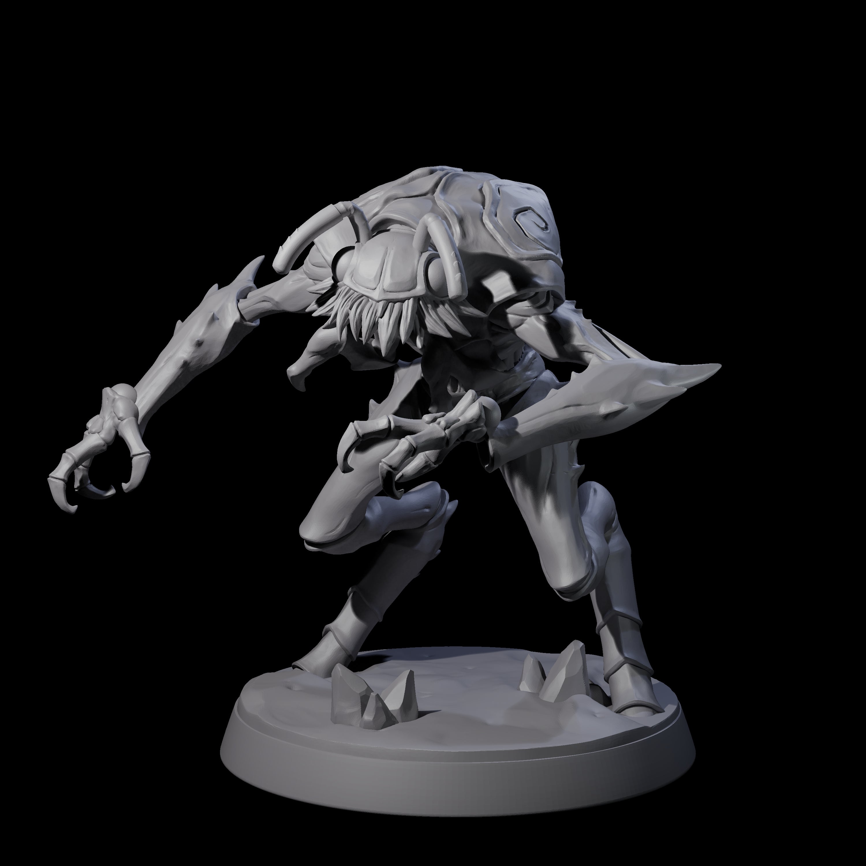 Droning Thri-kreen Thrall D Miniature for Dungeons and Dragons, Pathfinder or other TTRPGs