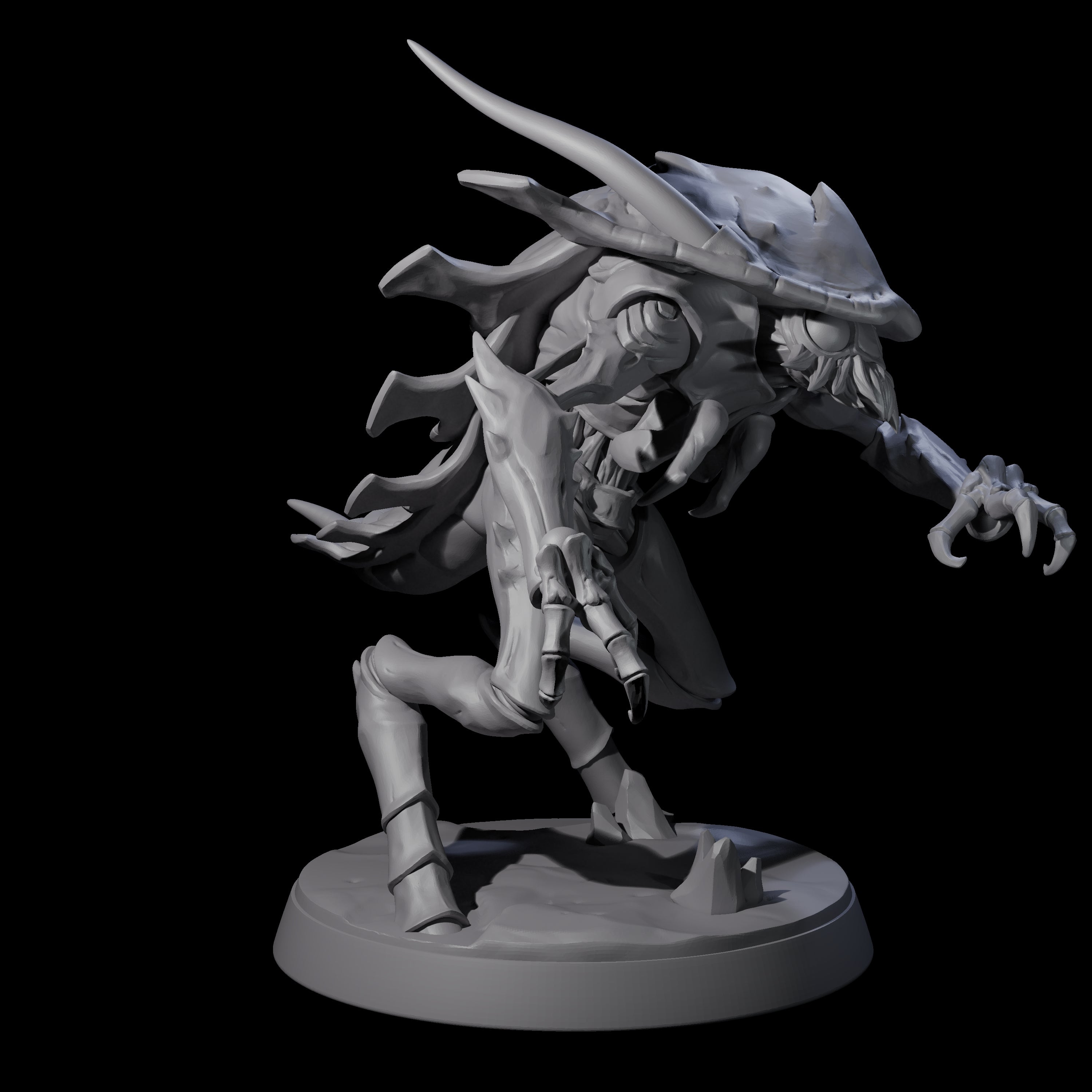 Droning Thri-kreen Thrall D Miniature for Dungeons and Dragons, Pathfinder or other TTRPGs