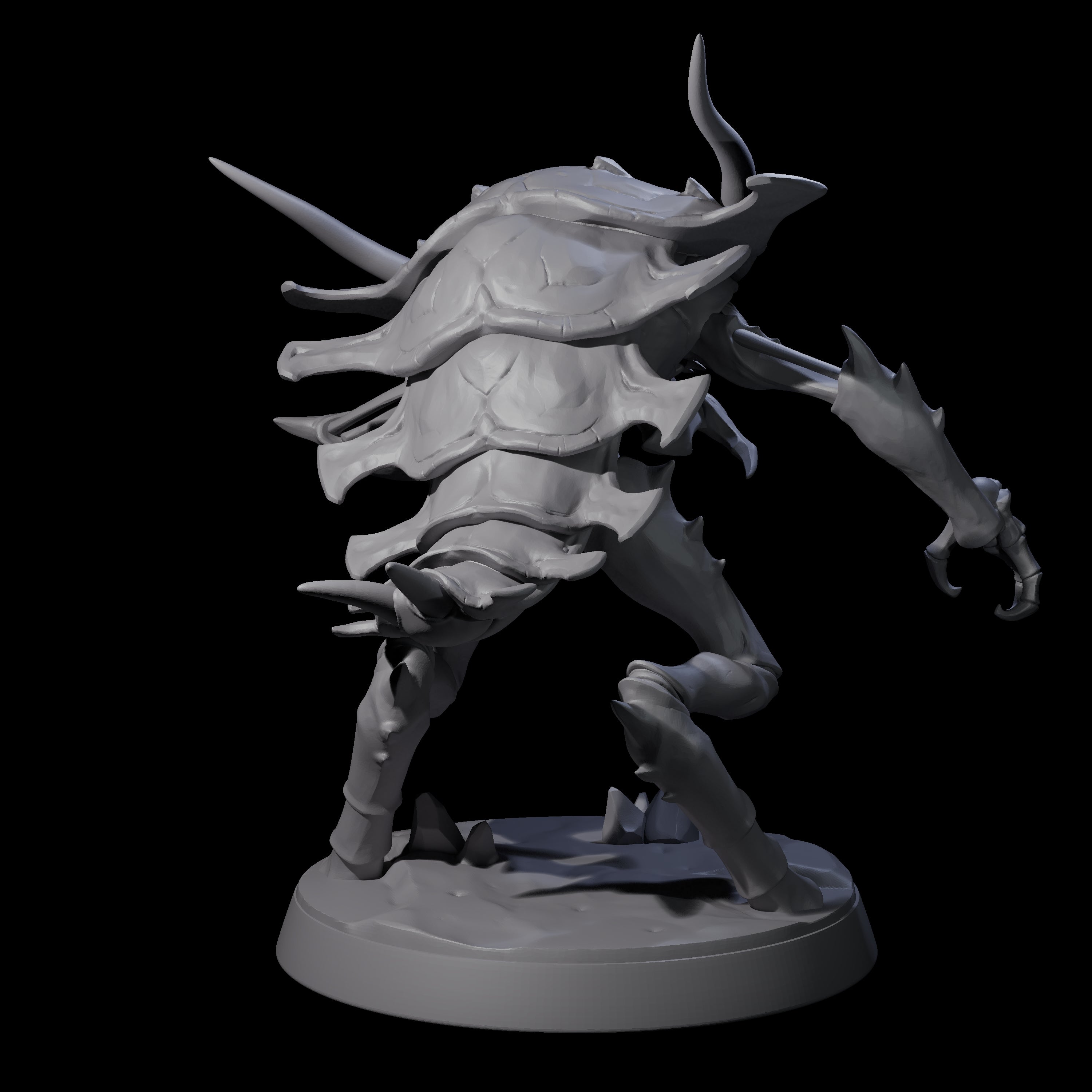 Droning Thri-kreen Thrall D Miniature for Dungeons and Dragons, Pathfinder or other TTRPGs