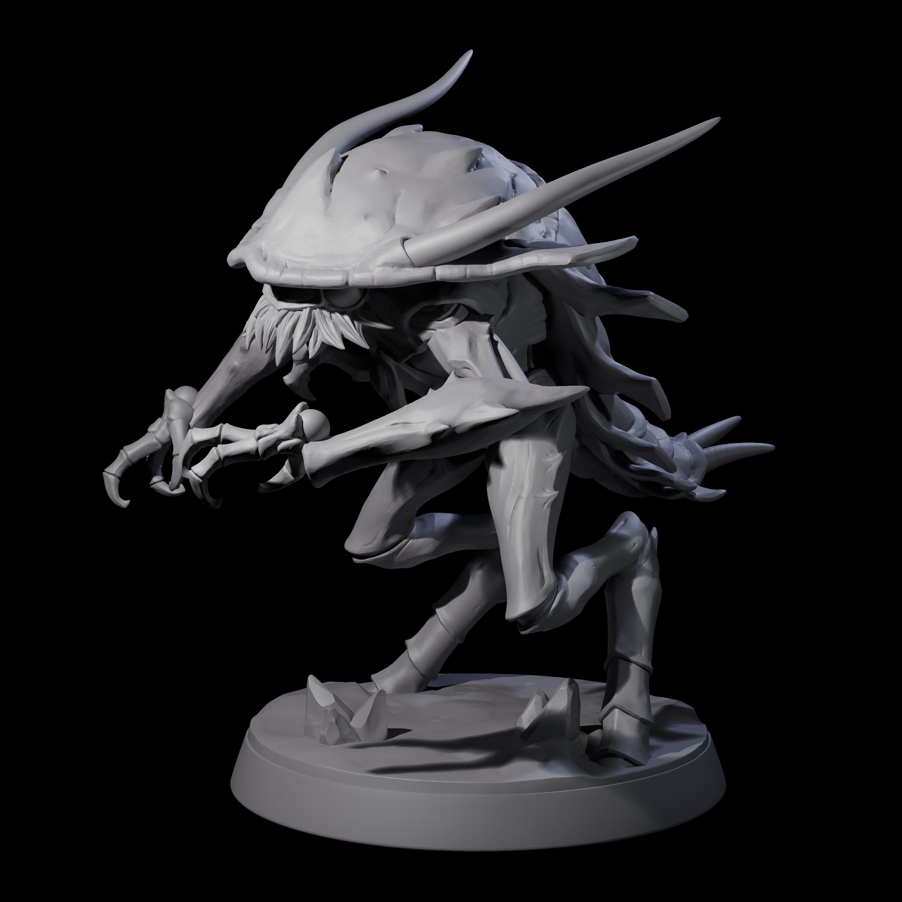 Droning Thri-kreen Thrall D Miniature for Dungeons and Dragons, Pathfinder or other TTRPGs