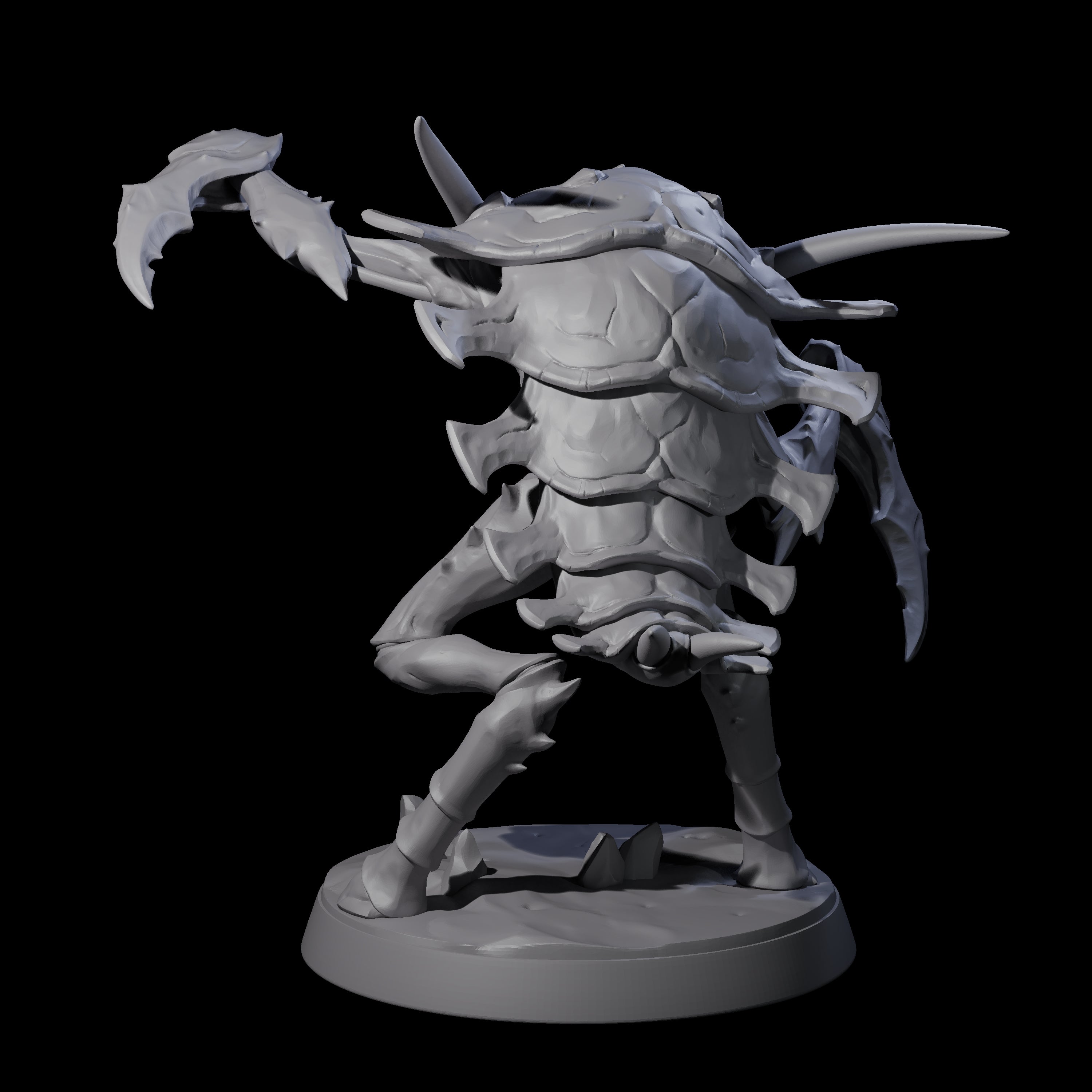 Droning Thri-kreen Thrall E Miniature for Dungeons and Dragons, Pathfinder or other TTRPGs