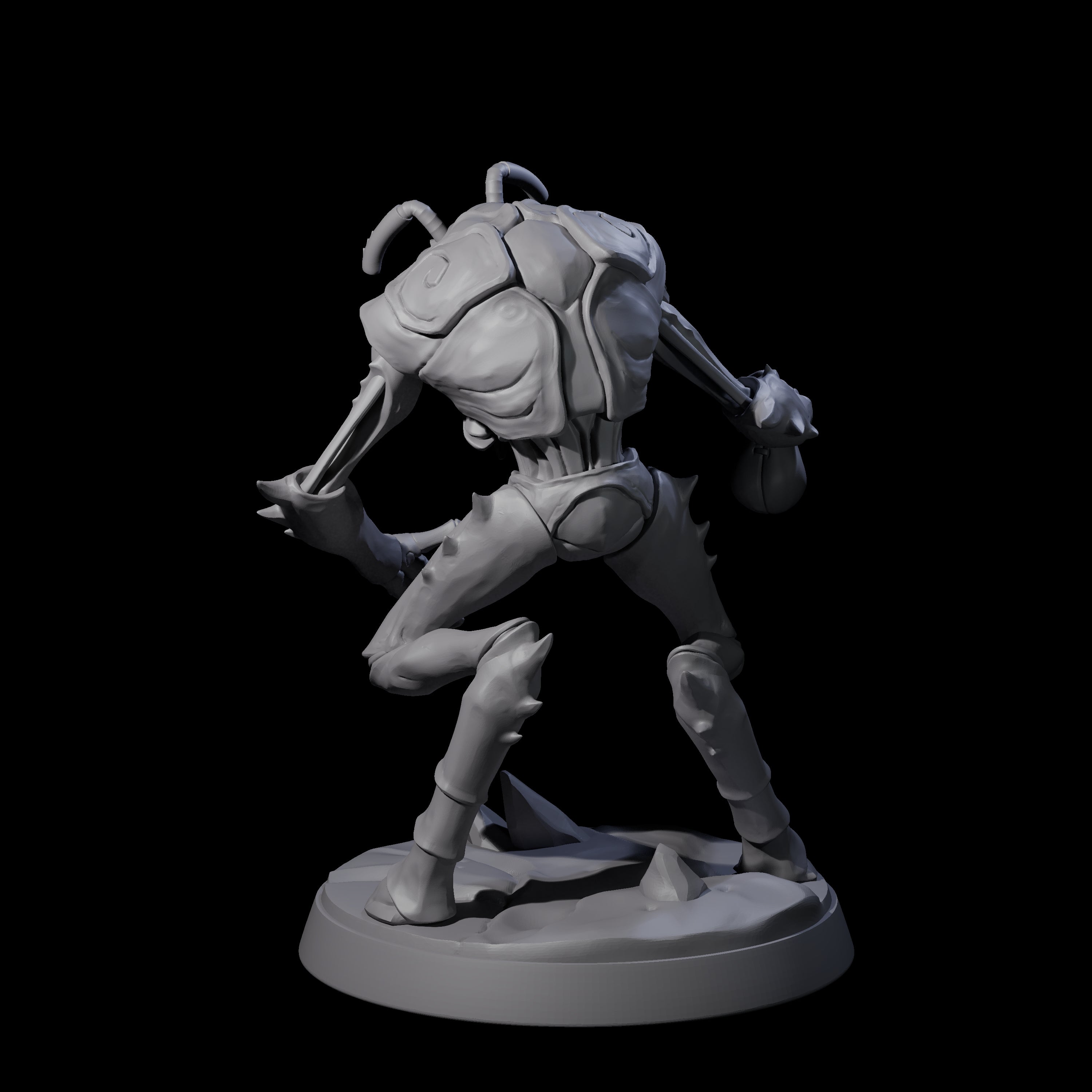 Droning Thri-kreen Thrall F Miniature for Dungeons and Dragons, Pathfinder or other TTRPGs