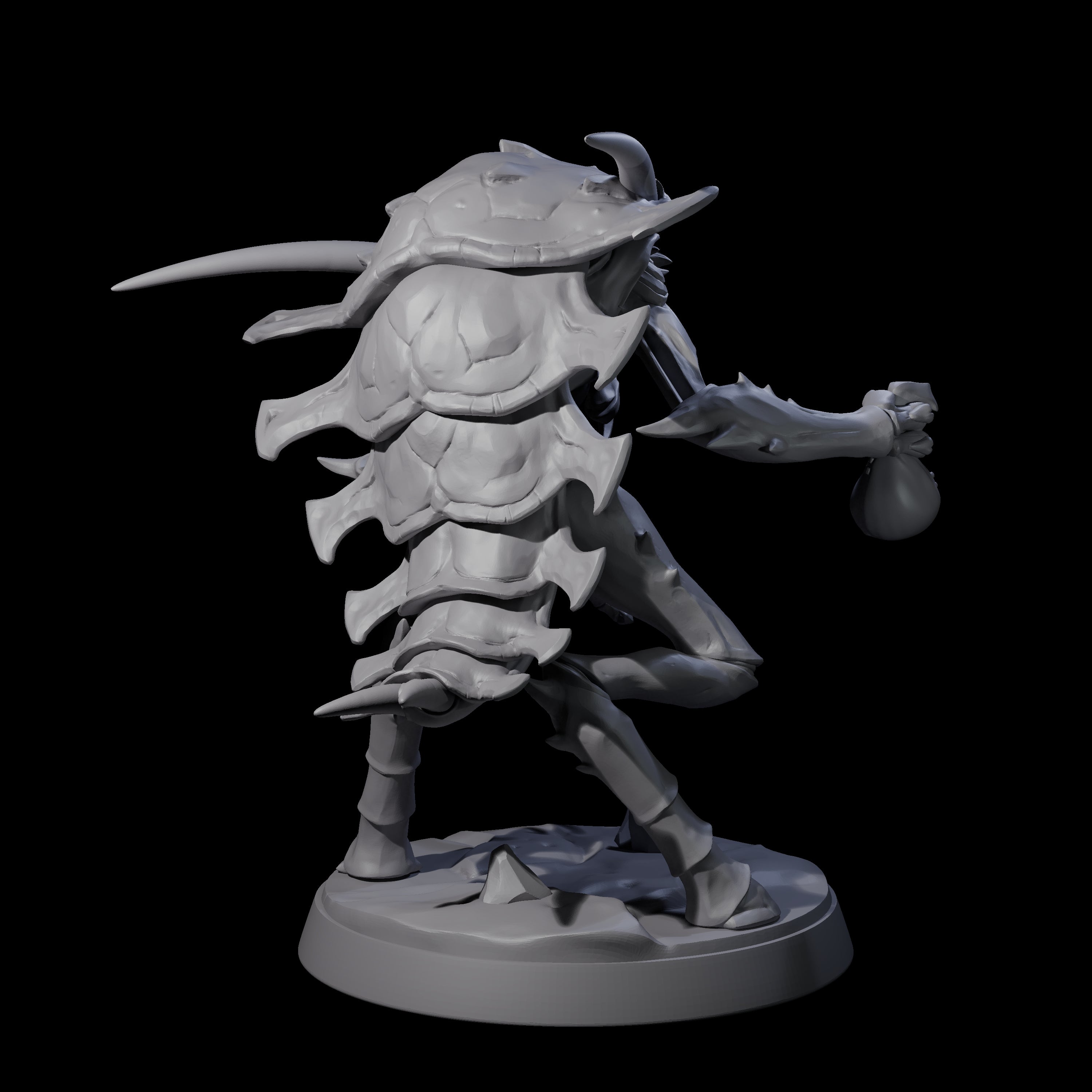 Droning Thri-kreen Thrall F Miniature for Dungeons and Dragons, Pathfinder or other TTRPGs