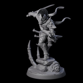 Drow Master Assassin Miniature for Dungeons and Dragons, Pathfinder or other TTRPGs