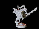 Drow or Dark Elf Fighter Miniature for Dungeons and Dragons, Pathfinder or other TTRPGs