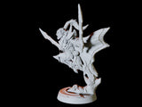 Drow or Dark Elf Fighter Miniature for Dungeons and Dragons, Pathfinder or other TTRPGs
