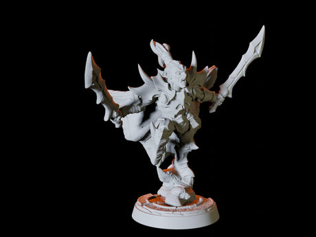 Drow or Dark Elf Fighter Miniature for Dungeons and Dragons, Pathfinder or other TTRPGs