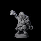Drunk Pirate Miniature for Dungeons and Dragons, Pathfinder or other TTRPGs