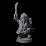 Drunk Pirate Miniature for Dungeons and Dragons, Pathfinder or other TTRPGs