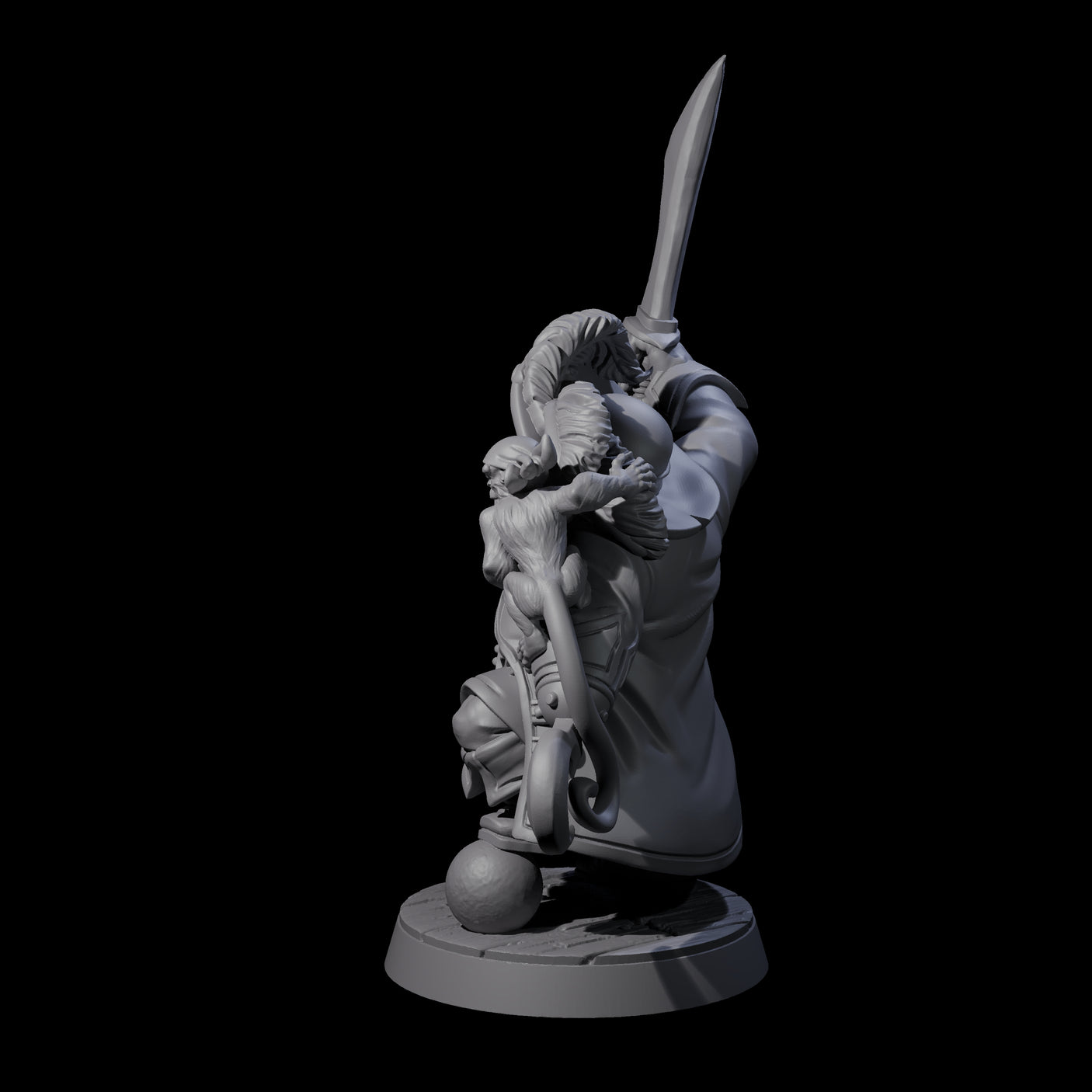 Drunk Pirate Miniature for Dungeons and Dragons, Pathfinder or other TTRPGs