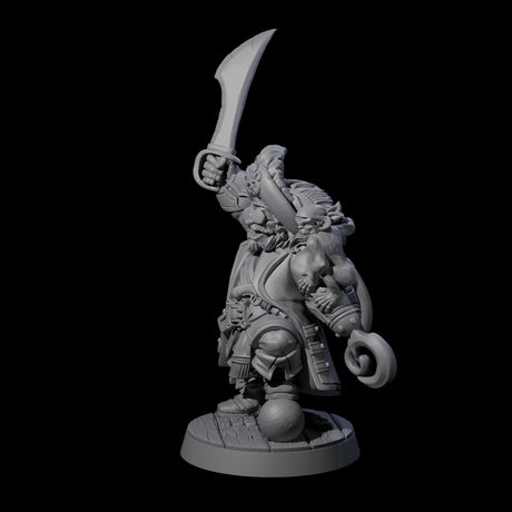 Drunk Pirate Miniature for Dungeons and Dragons, Pathfinder or other TTRPGs
