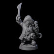 Drunk Pirate Miniature for Dungeons and Dragons, Pathfinder or other TTRPGs