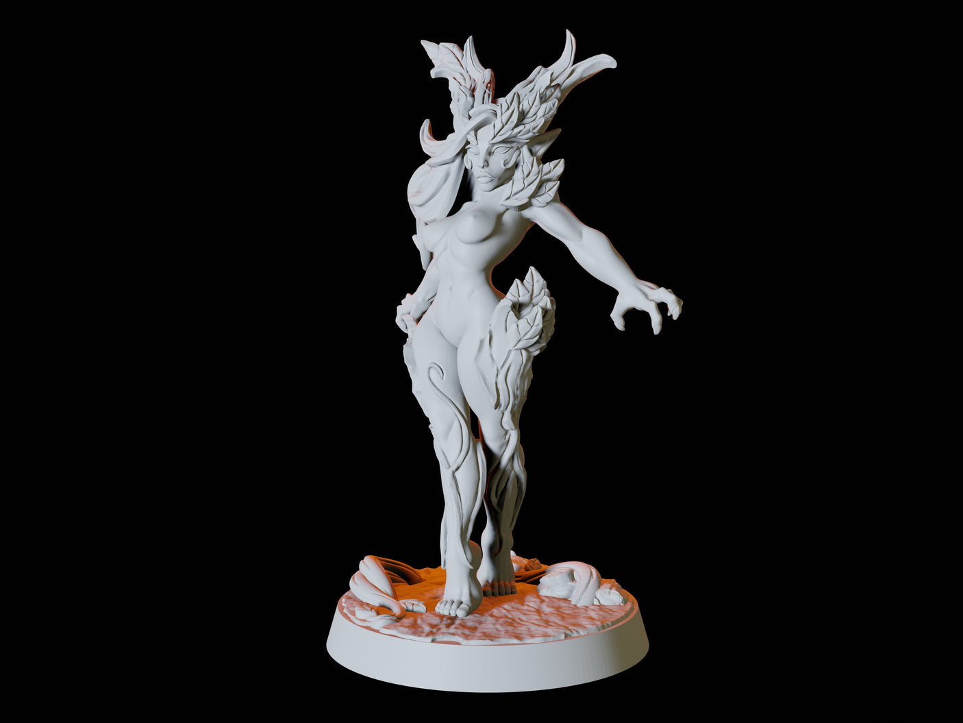 Dryad Miniature for Dungeons and Dragons, Pathfinder or other TTRPGs