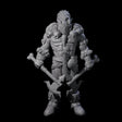 Duel Axe Orc Barbarian Miniature for Dungeons and Dragons, Pathfinder or other TTRPGs
