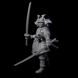 Duel Sword Wielding Samurai Miniature for Dungeons and Dragons, Pathfinder or other TTRPGs