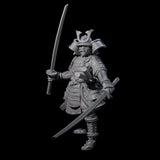 Duel Sword Wielding Samurai Miniature for Dungeons and Dragons, Pathfinder or other TTRPGs