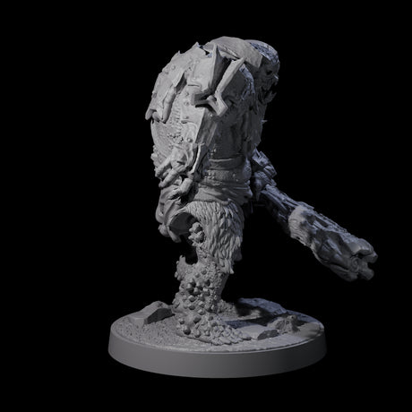Dumb Spiky Ogre Warrior A Miniature for Dungeons and Dragons, Pathfinder or other TTRPGs