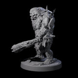 Dumb Spiky Ogre Warrior A Miniature for Dungeons and Dragons, Pathfinder or other TTRPGs