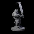 Dumb Spiky Ogre Warrior B Miniature for Dungeons and Dragons, Pathfinder or other TTRPGs