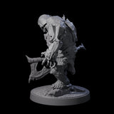 Dumb Spiky Ogre Warrior C Miniature for Dungeons and Dragons, Pathfinder or other TTRPGs