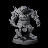 Dumb Spiky Ogre Warrior C Miniature for Dungeons and Dragons, Pathfinder or other TTRPGs