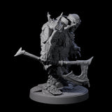 Dumb Spiky Ogre Warriors Miniature for Dungeons and Dragons, Pathfinder or other TTRPGs