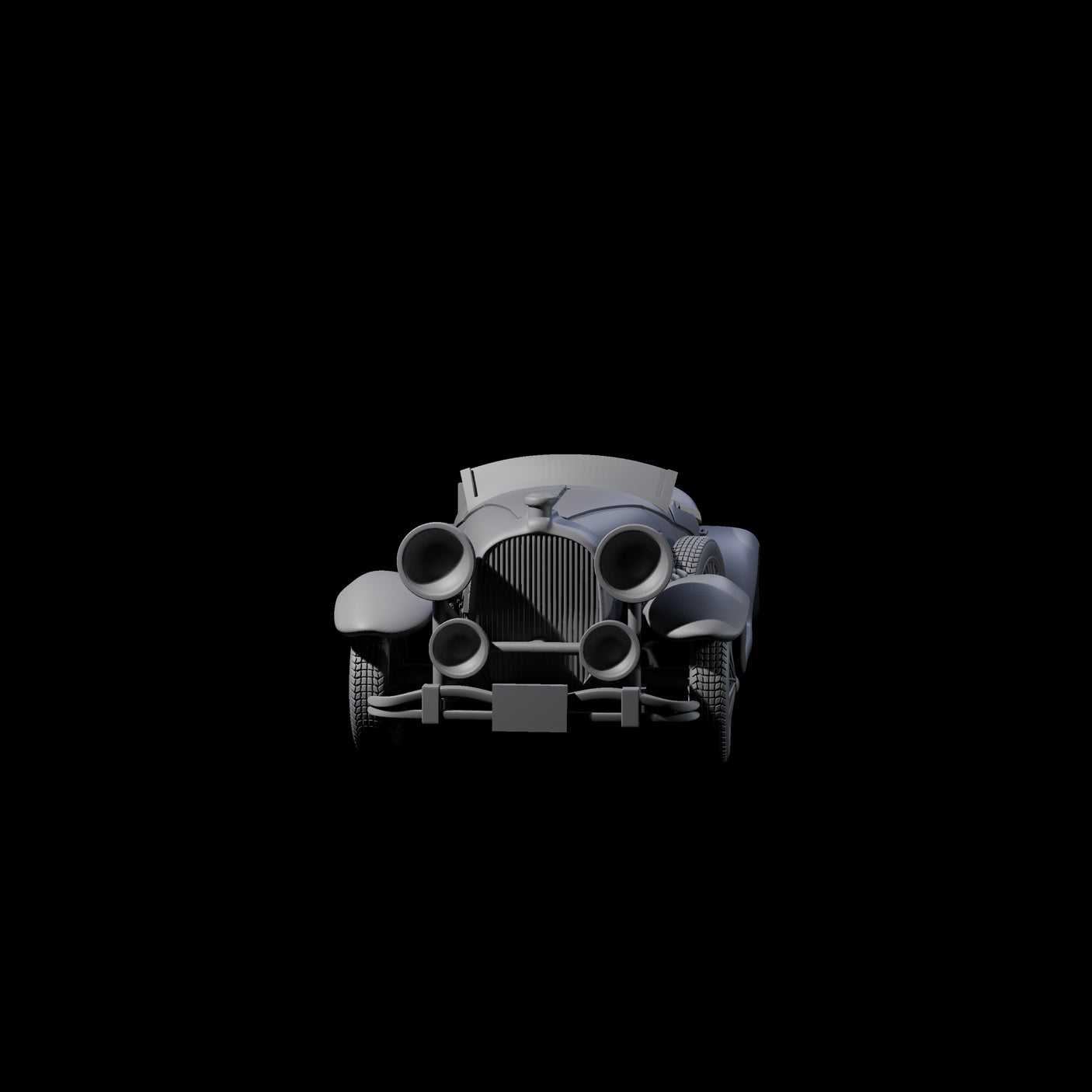 Dusenberg Coupe Miniature for Dungeons and Dragons, Pathfinder or other TTRPGs