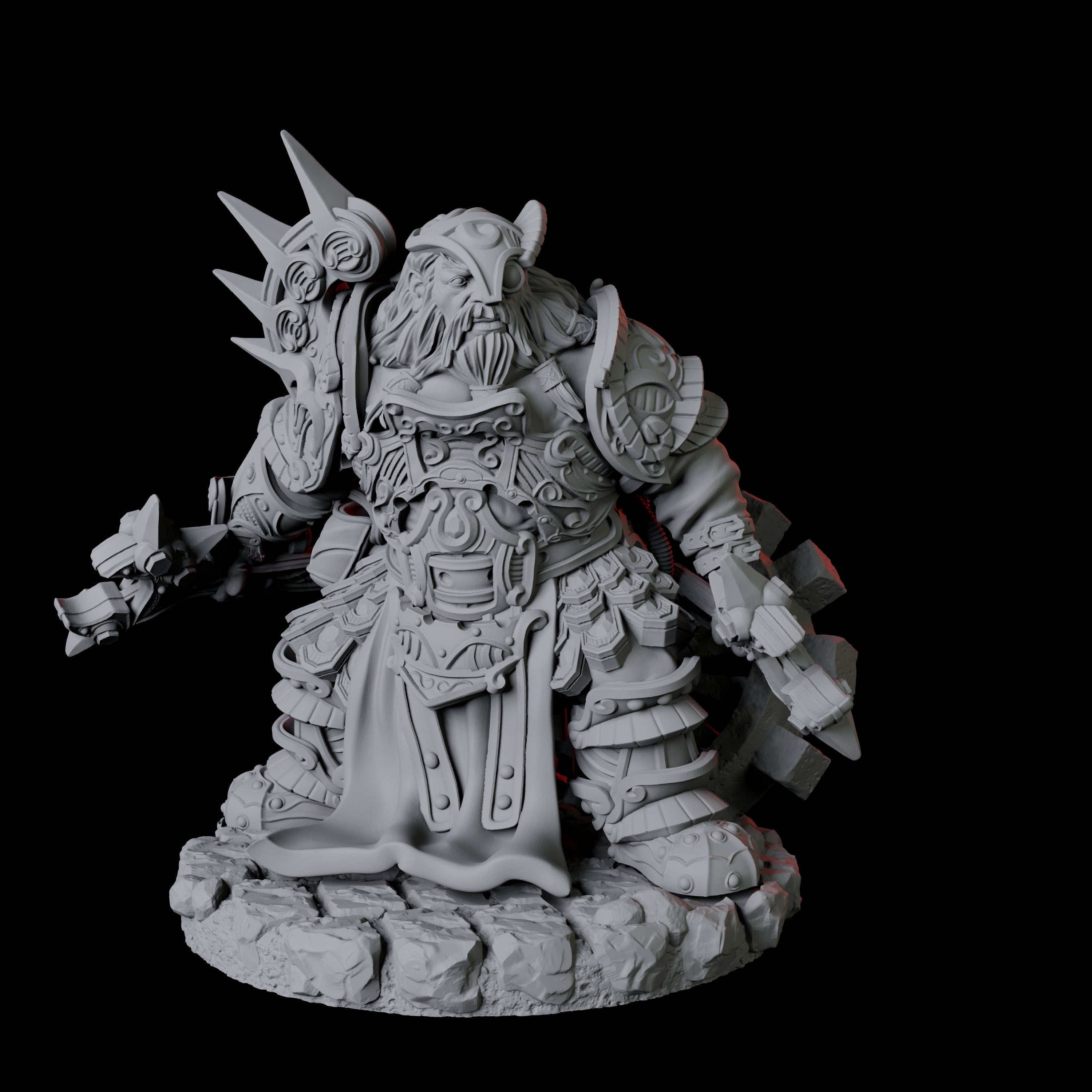 Dwarf Artificer Engineer A Miniature for Dungeons and Dragons, Pathfinder or other TTRPGs