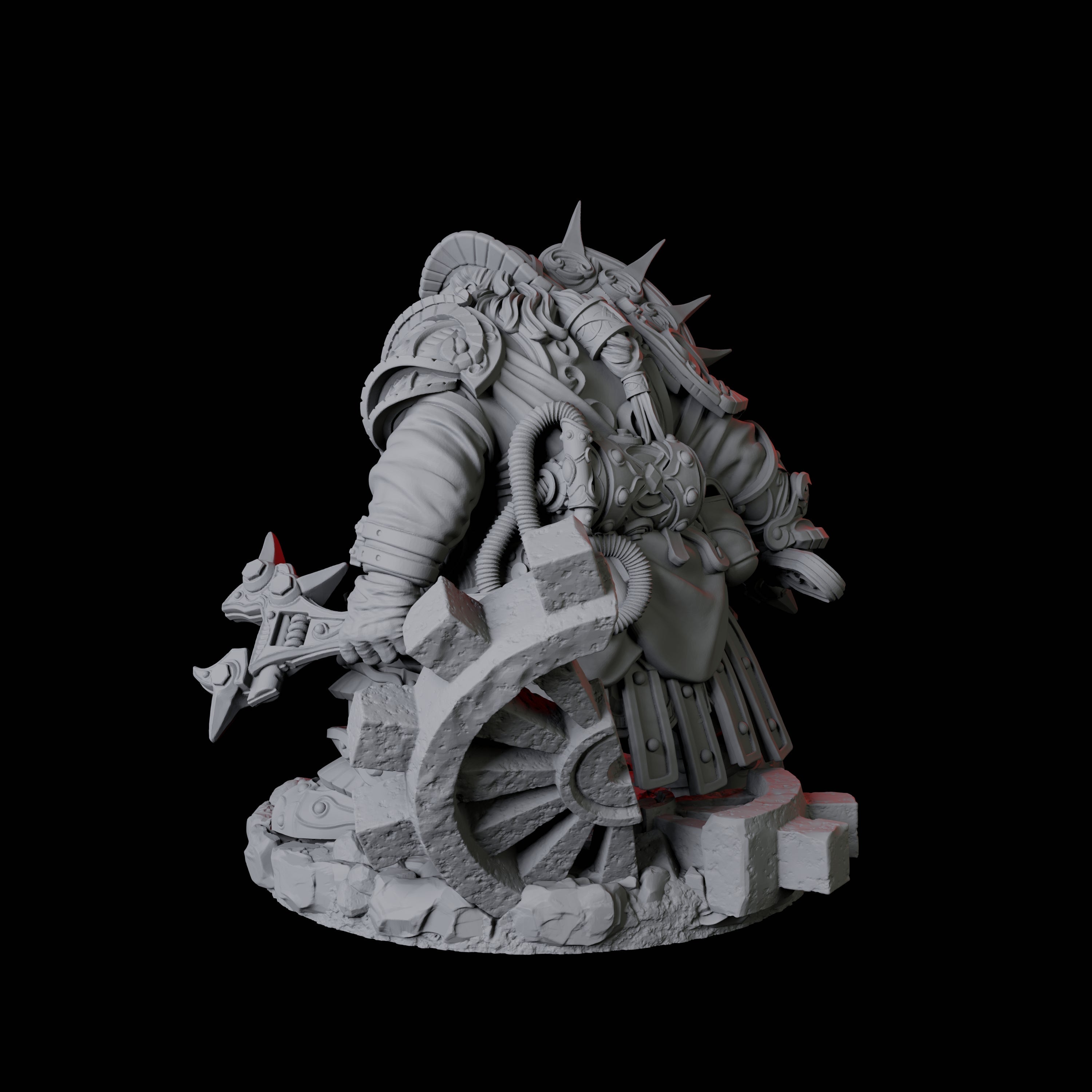 Dwarf Artificer Engineer A Miniature for Dungeons and Dragons, Pathfinder or other TTRPGs