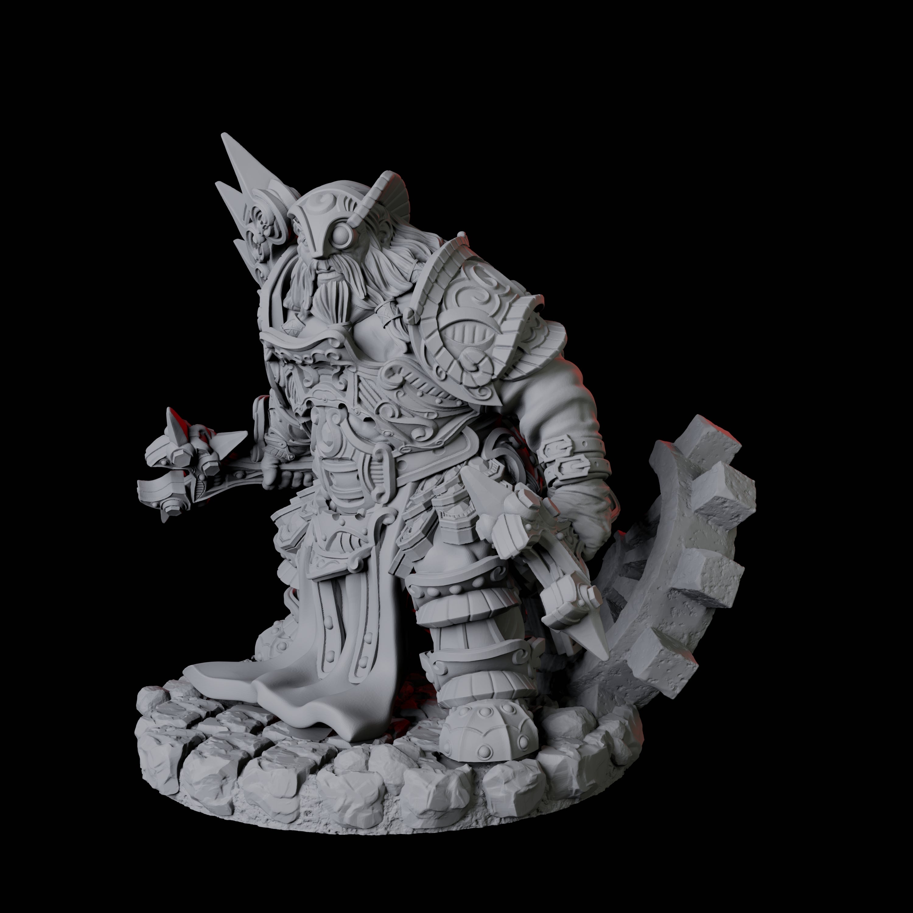 Dwarf Artificer Engineer A Miniature for Dungeons and Dragons, Pathfinder or other TTRPGs