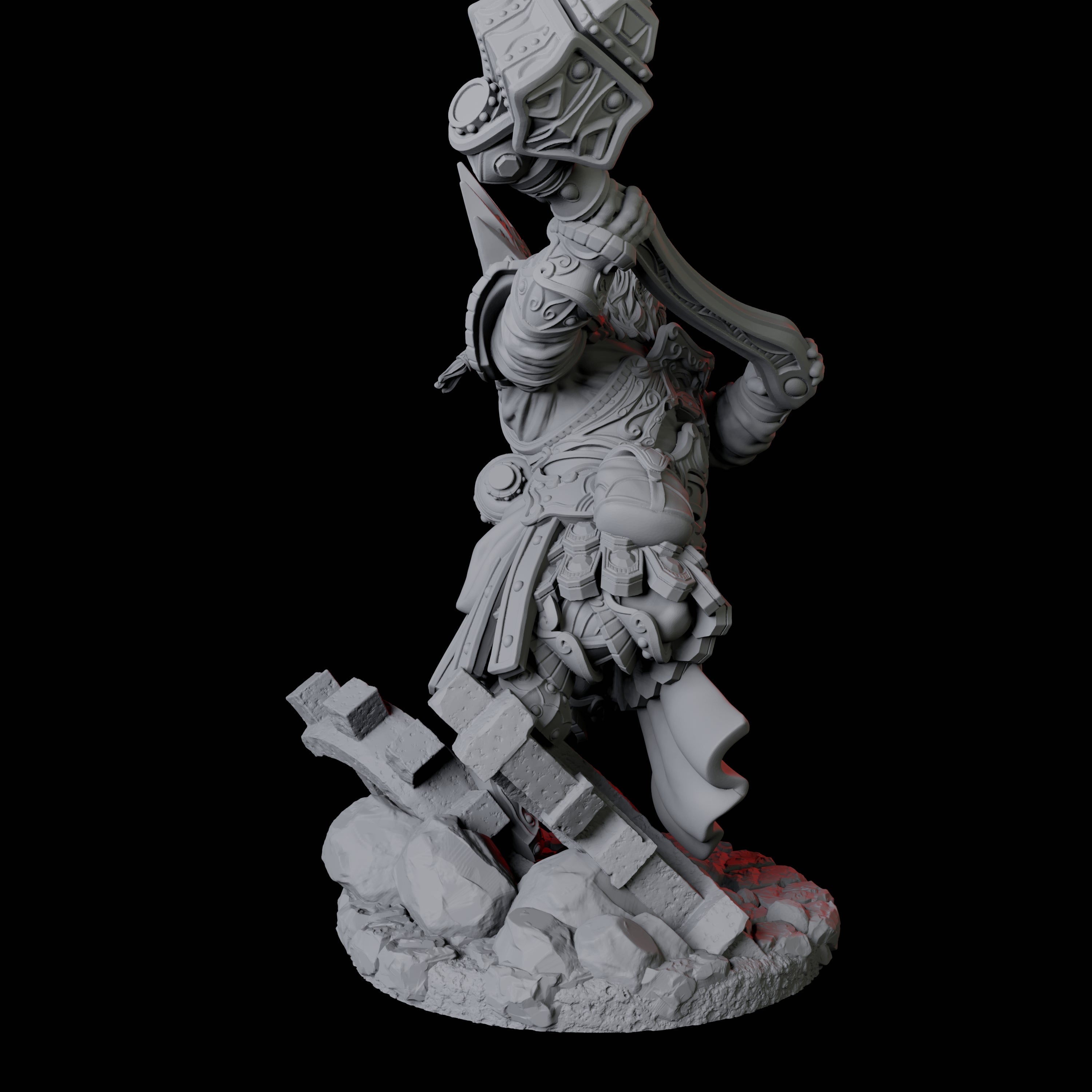 Dwarf Artificer Engineer B Miniature for Dungeons and Dragons, Pathfinder or other TTRPGs