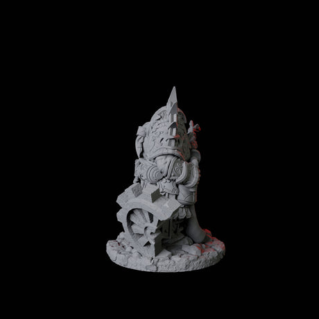 Dwarf Artificer Engineer C Miniature for Dungeons and Dragons, Pathfinder or other TTRPGs