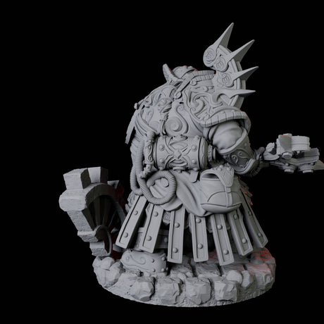 Dwarf Artificer Engineer D Miniature for Dungeons and Dragons, Pathfinder or other TTRPGs