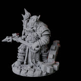 Dwarf Artificer Engineer D Miniature for Dungeons and Dragons, Pathfinder or other TTRPGs