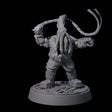 Dwarf Death Paladin A Miniature for Dungeons and Dragons, Pathfinder or other TTRPGs