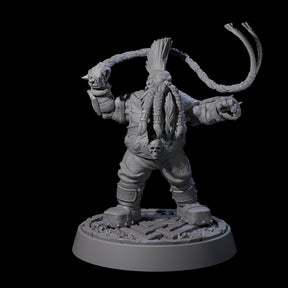 Dwarf Death Paladin A Miniature for Dungeons and Dragons, Pathfinder or other TTRPGs